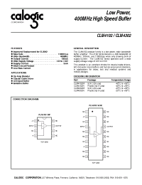 Datasheet CLM4302N производства Calogic