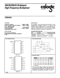 Datasheet CWB4500CP производства Calogic