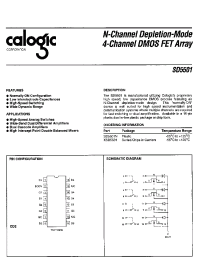 Datasheet SSD5501 manufacturer Calogic