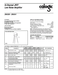 Datasheet X2N4338-41 производства Calogic