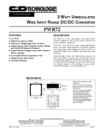 Datasheet PWR72H производства C&D