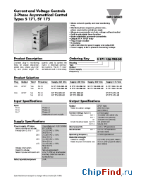 Datasheet S171156380-50 manufacturer Carlo Gavazzi