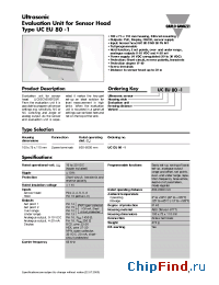 Datasheet UCEU80-1 производства Carlo Gavazzi