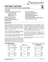 Datasheet CAT1320LI-30SOIC производства Catalyst