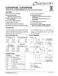 Datasheet CAT24FC65GXA-1.8TE13 производства Catalyst