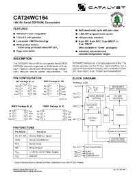 Datasheet CAT24WC164 производства Catalyst