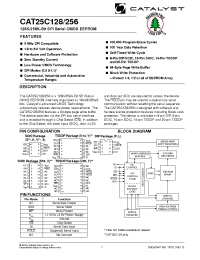 Datasheet CAT25C128SI-1.8TE13 производства Catalyst