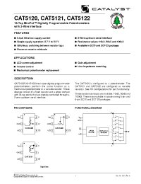 Datasheet CAT5120SDI-00-T10 производства Catalyst