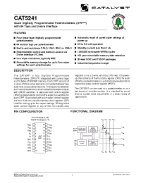 Datasheet CAT5241JI-10 производства Catalyst