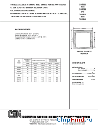 Datasheet CD5821 manufacturer CDI Diodes