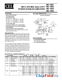 Datasheet MC-7881 производства CEL