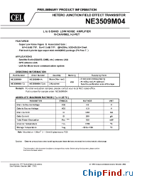 Datasheet NE3509M04-A производства CEL