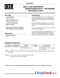 Datasheet UPC3220GR-E1-A производства CEL