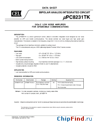 Datasheet UPC8231TK-E2-A производства CEL