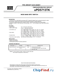 Datasheet uPD5713TK-E2-A производства CEL