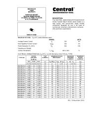 Datasheet BZV55C62 manufacturer Central