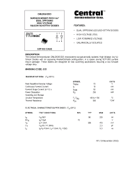 Datasheet CMLD6263DO manufacturer Central