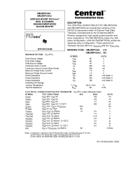 Datasheet CMLDM7002AJ manufacturer Central