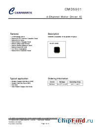 Datasheet CMD5901 производства Ceramate