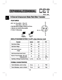 Datasheet CEB4060 производства CET