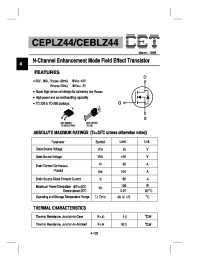 Datasheet CEBLZ44 производства CET