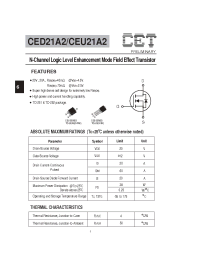 Datasheet CEU21A2 производства CET