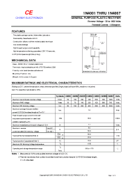 Datasheet 1N4003 manufacturer Shanghai Lunsure
