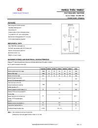 Datasheet 1N4934 manufacturer Shanghai Lunsure