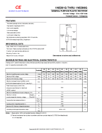 Datasheet 1N5393G manufacturer Shanghai Lunsure