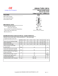 Datasheet 2W06 manufacturer Shanghai Lunsure