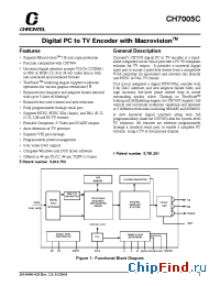Datasheet CH7005C-T производства Chrontel