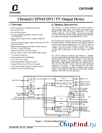 Datasheet CH7010B-T производства Chrontel