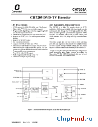 Datasheet CH7205 производства Chrontel