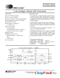 Datasheet CDB53L32A производства Cirrus