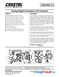 Datasheet CRD7666-7C производства Cirrus