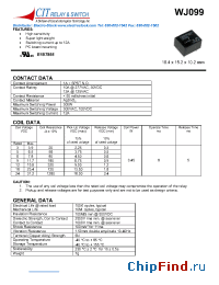 Datasheet WJ0991AS18VDC.45 производства CIT
