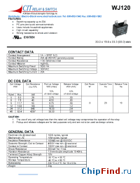 Datasheet WJ1201AS48VDC производства CIT