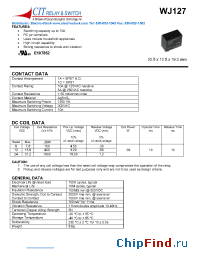 Datasheet WJ1271AC6VDC производства CIT
