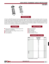 Datasheet UBD1.2 manufacturer Clare