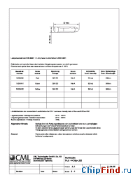 Datasheet 1503045X manufacturer CML