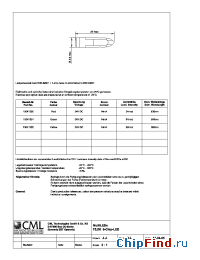 Datasheet 15041350 manufacturer CML
