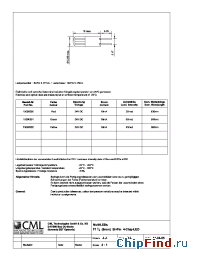 Datasheet 15090352 manufacturer CML