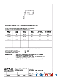 Datasheet 15139450 manufacturer CML