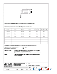 Datasheet 15141452 manufacturer CML
