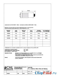 Datasheet 18240352 manufacturer CML