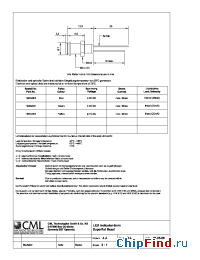 Datasheet 1900X002 manufacturer CML