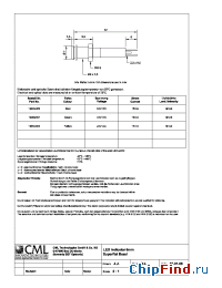 Datasheet 1900X352 manufacturer CML