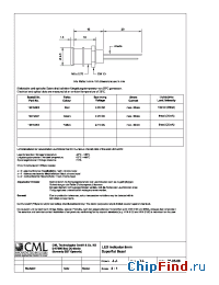 Datasheet 1901X002 manufacturer CML