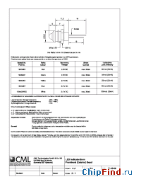 Datasheet 1904X003 manufacturer CML