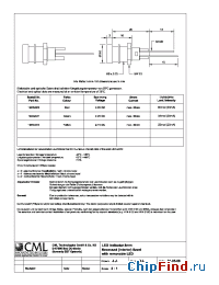 Datasheet 1905X020 manufacturer CML